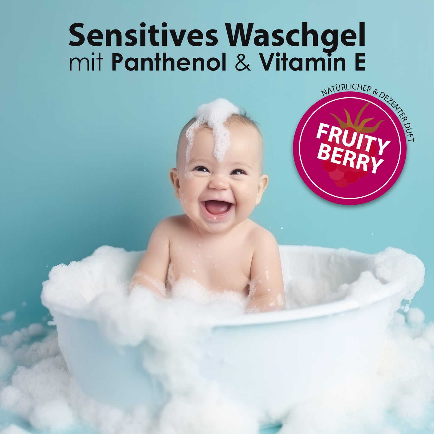 Waschgel für Kinder mit Panthenol & Vitamin E - 250ml