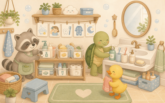 routinekarten-etiketten-kinder-badezimmer
